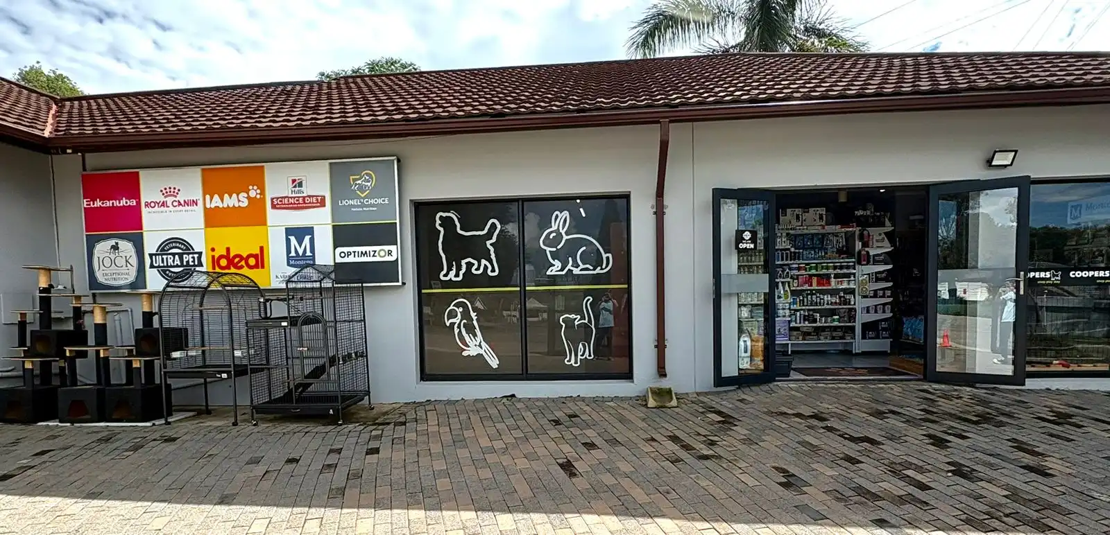 coopers pets shop view outside